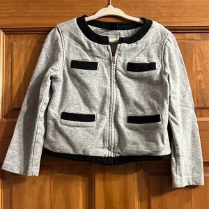 GAP Kids Gray Jacket with Black Accents